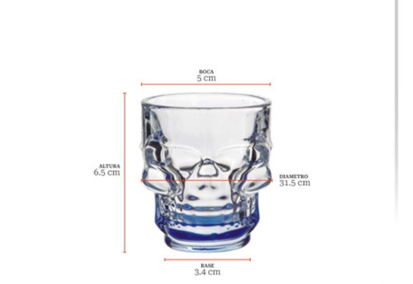 Vasos Calavera Shots