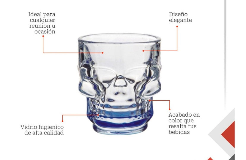Vasos Calavera Shots