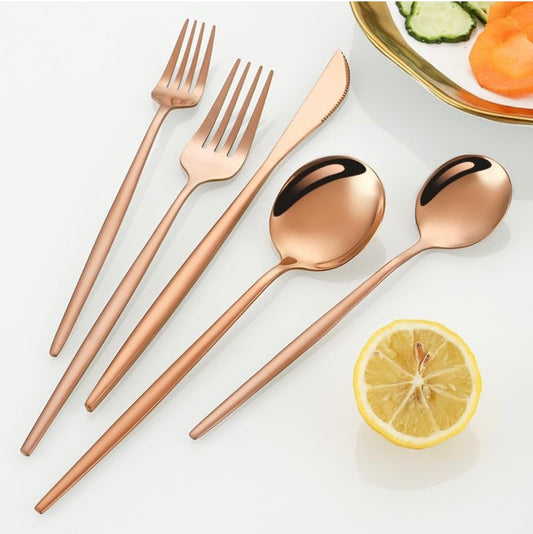Set de 24 Cubiertos Multicolor