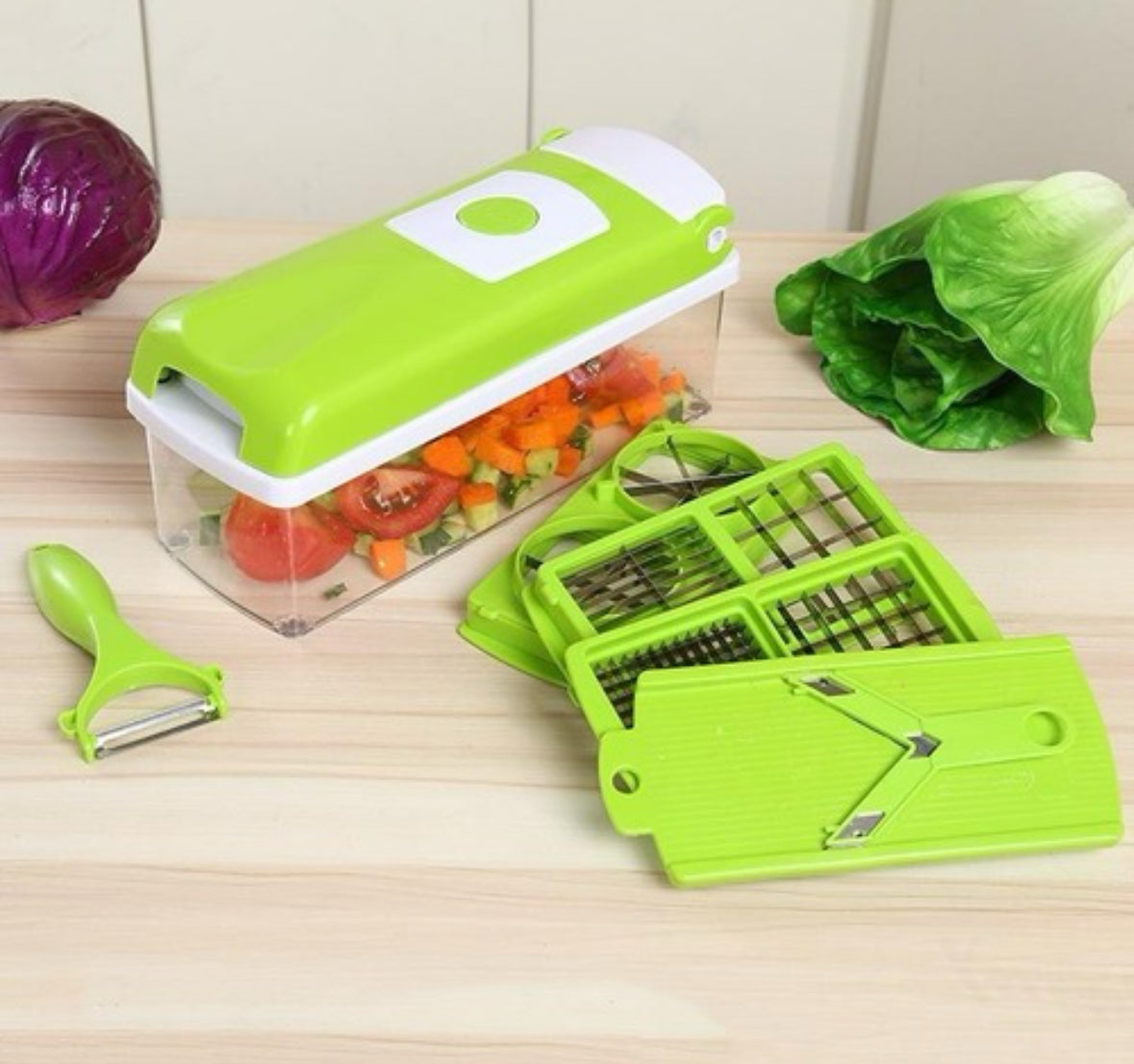 Kit Cortador Rallador de Verduras Multifuncional
